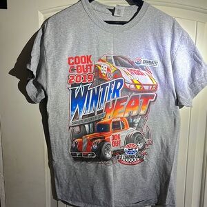 Gray Winter Heat Racing T-Shirt